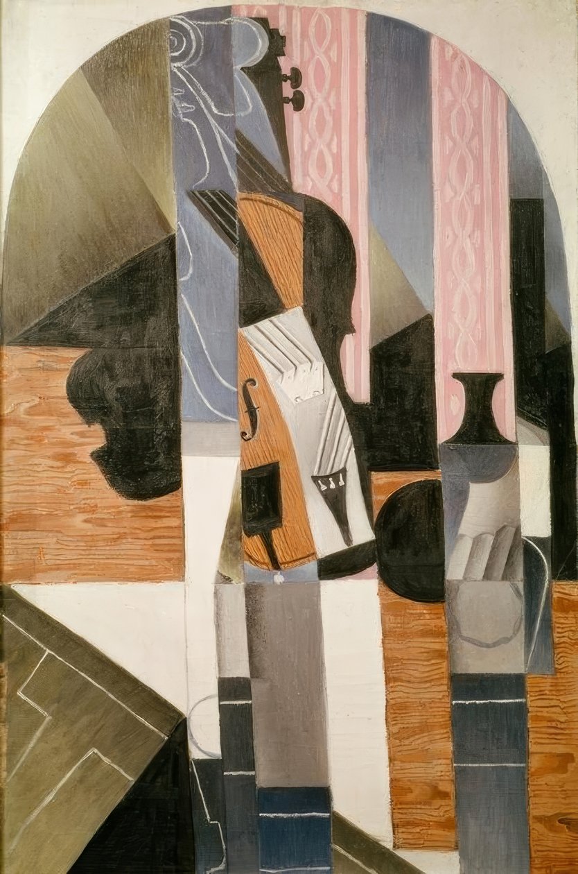 Naturaleza muerta. El violín de Juan Gris