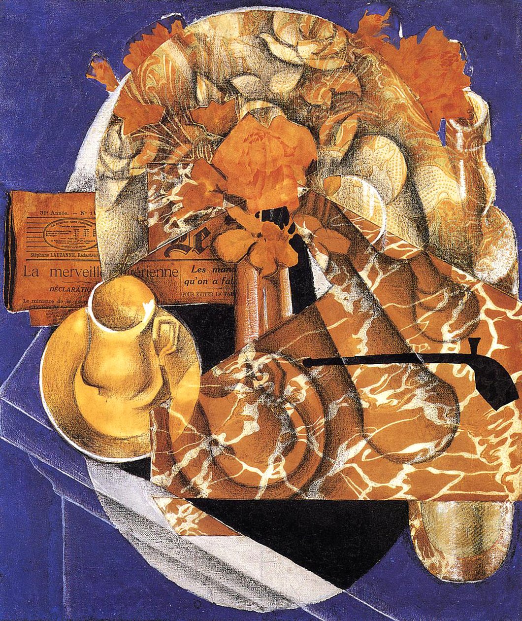 Naturaleza muerta con flores, 1914 de Juan Gris