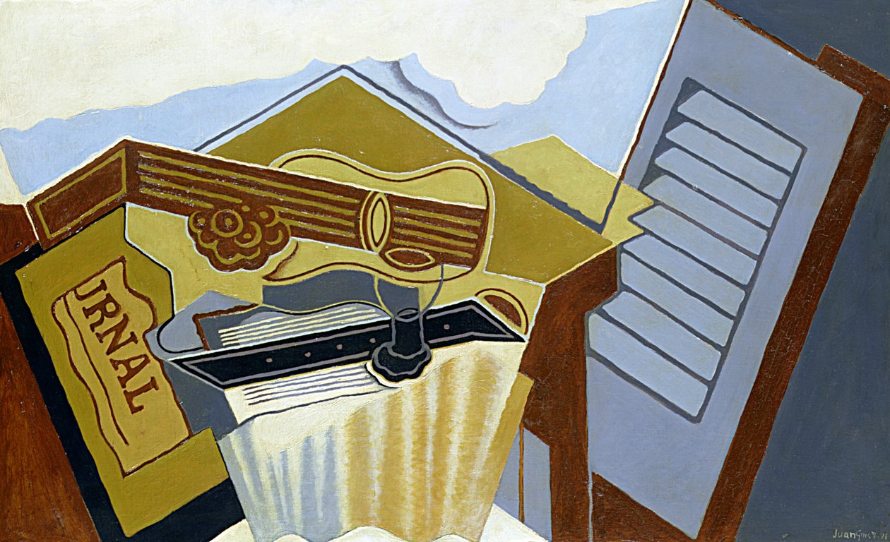 Naturaleza muerta con una nube blanca de Juan Gris