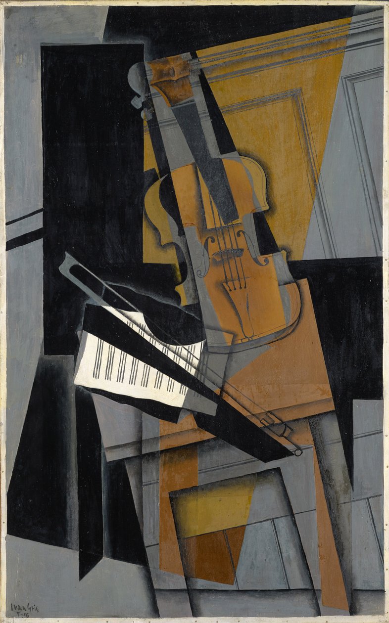 El violín, 1916 de Juan Gris