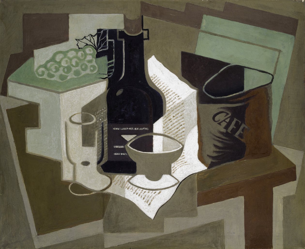 La bolsa de café, 1920 de Juan Gris