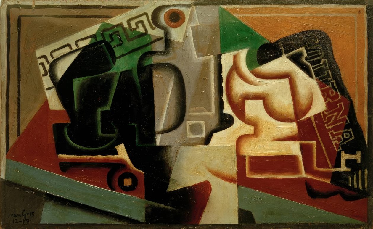 Vaso y jarra de Juan Gris