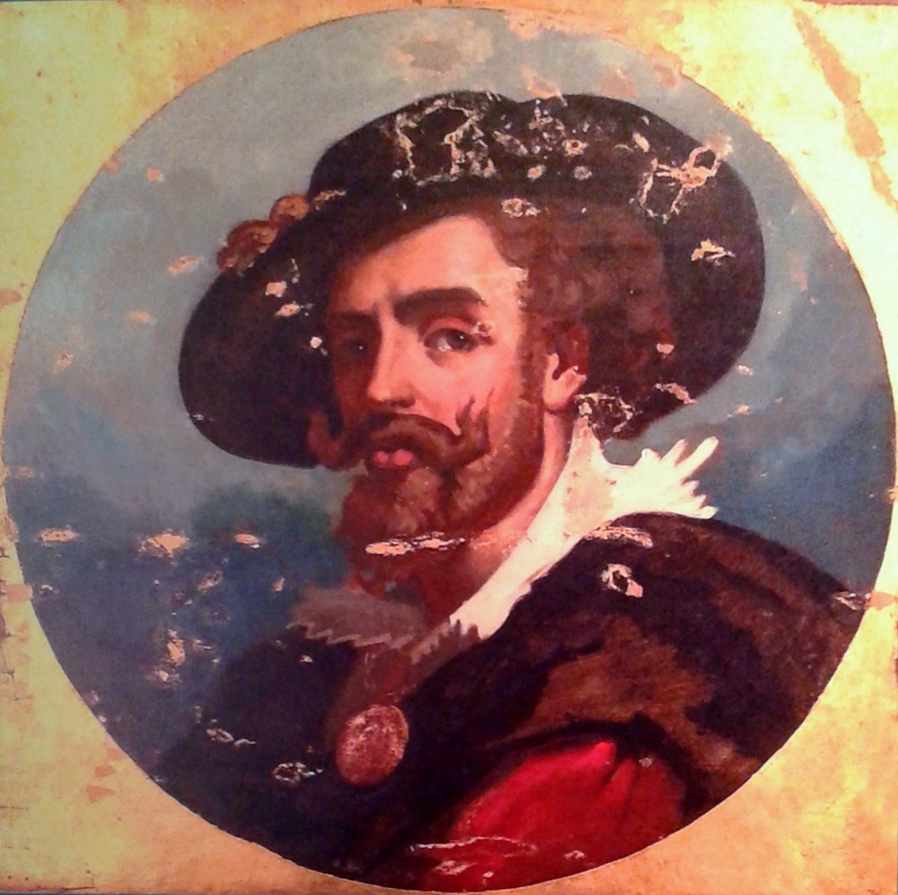 Retrato del pintor flamenco Peter Paul Rubens de Juan Leon Palliere