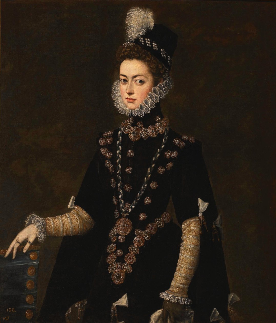 La infanta Catalina Micaela de Austria de Juan Pantoja de la Cruz