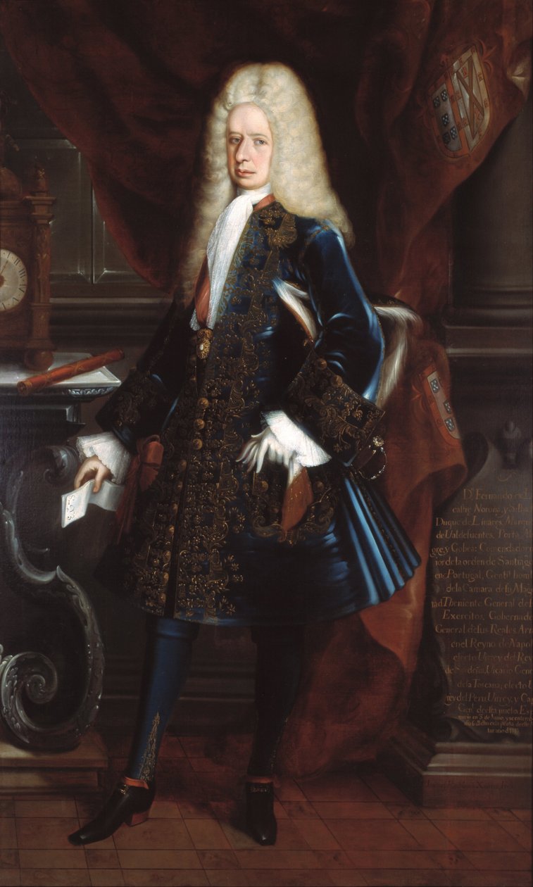 Retrato del virrey, el duque de Linares de Juan Rodríguez Juárez