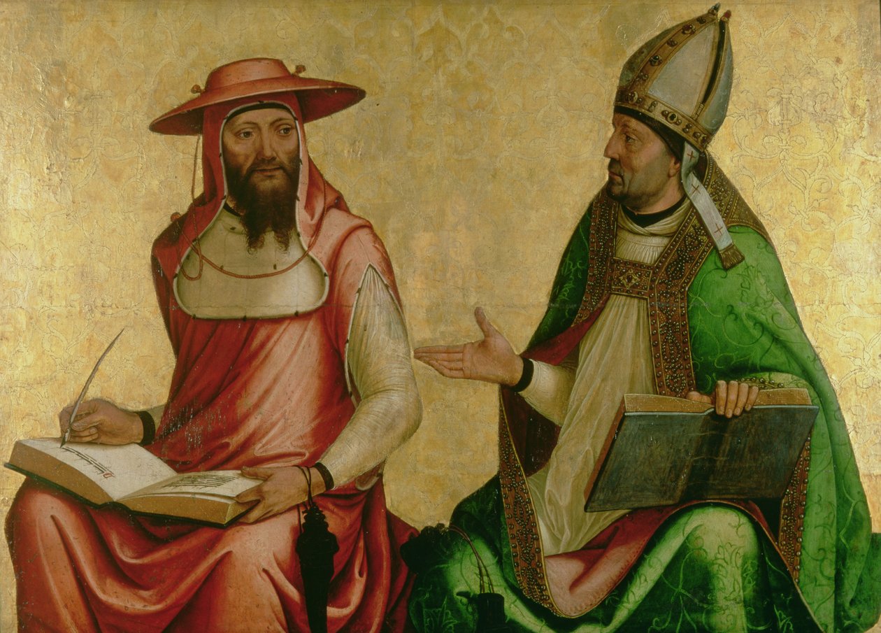 San Jerónimo y San Ambrosio, c.1510 de Juan de Borgoña