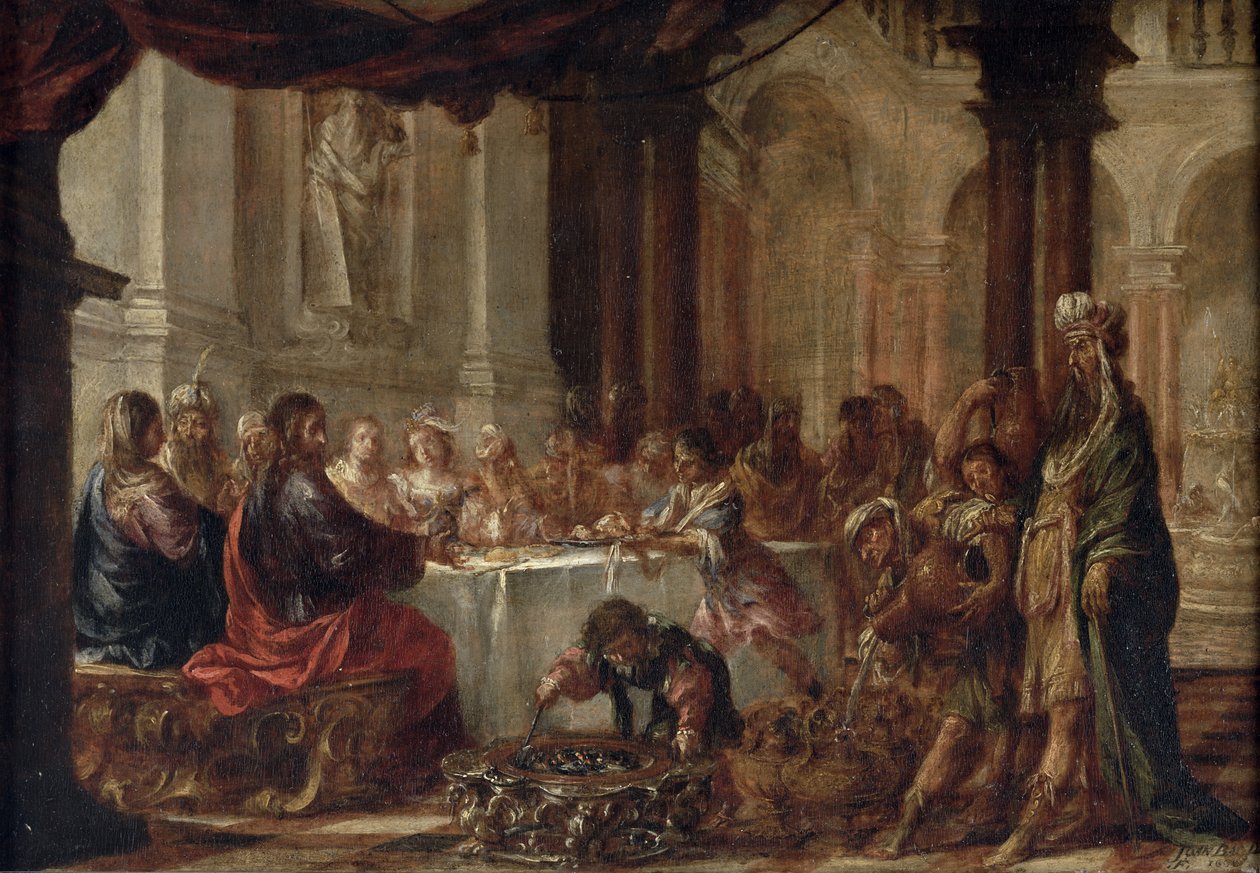 Las Bodas de Caná, 1660 de Juan de Valdes Leal