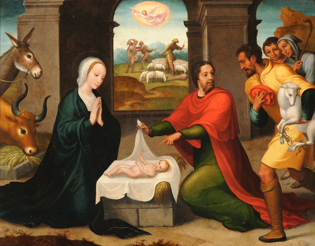 La adoración de los pastores de Juan Correa de Vivar