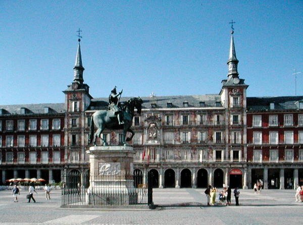 Vista de la Plaza Mayor, c.1619 de Juan Gomez de Mora