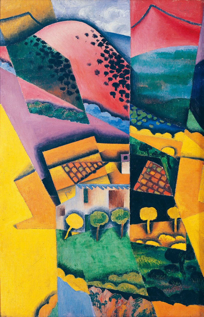 Paisaje en Ceret de Juan Gris