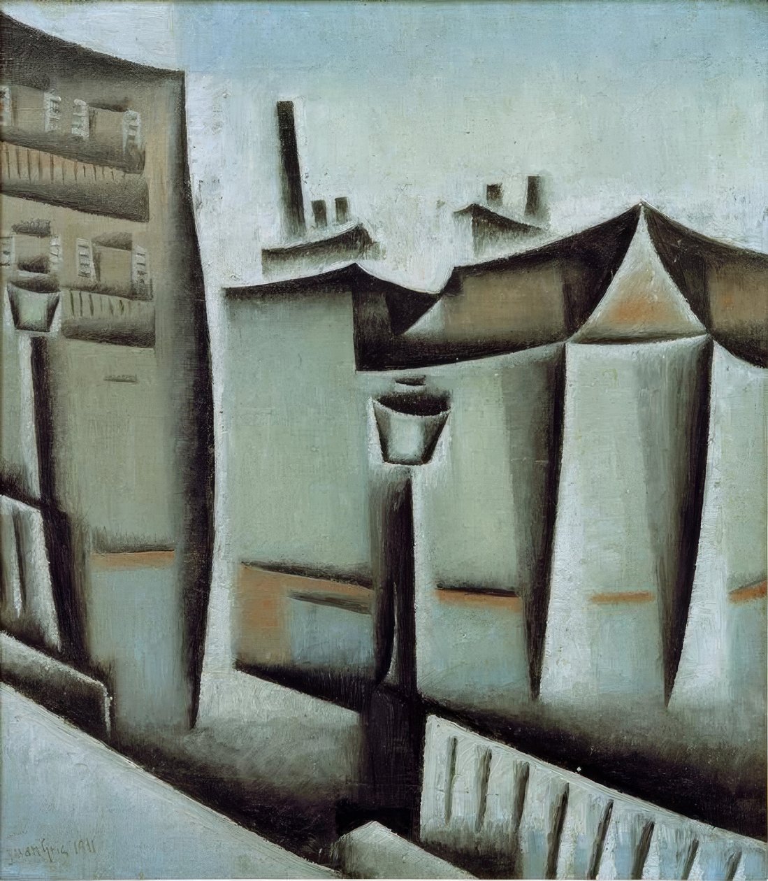 Casas en París de Juan Gris