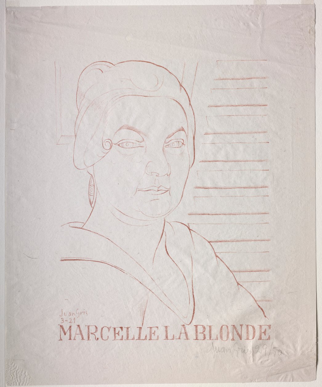 Marcelle la Blonde de Juan Gris