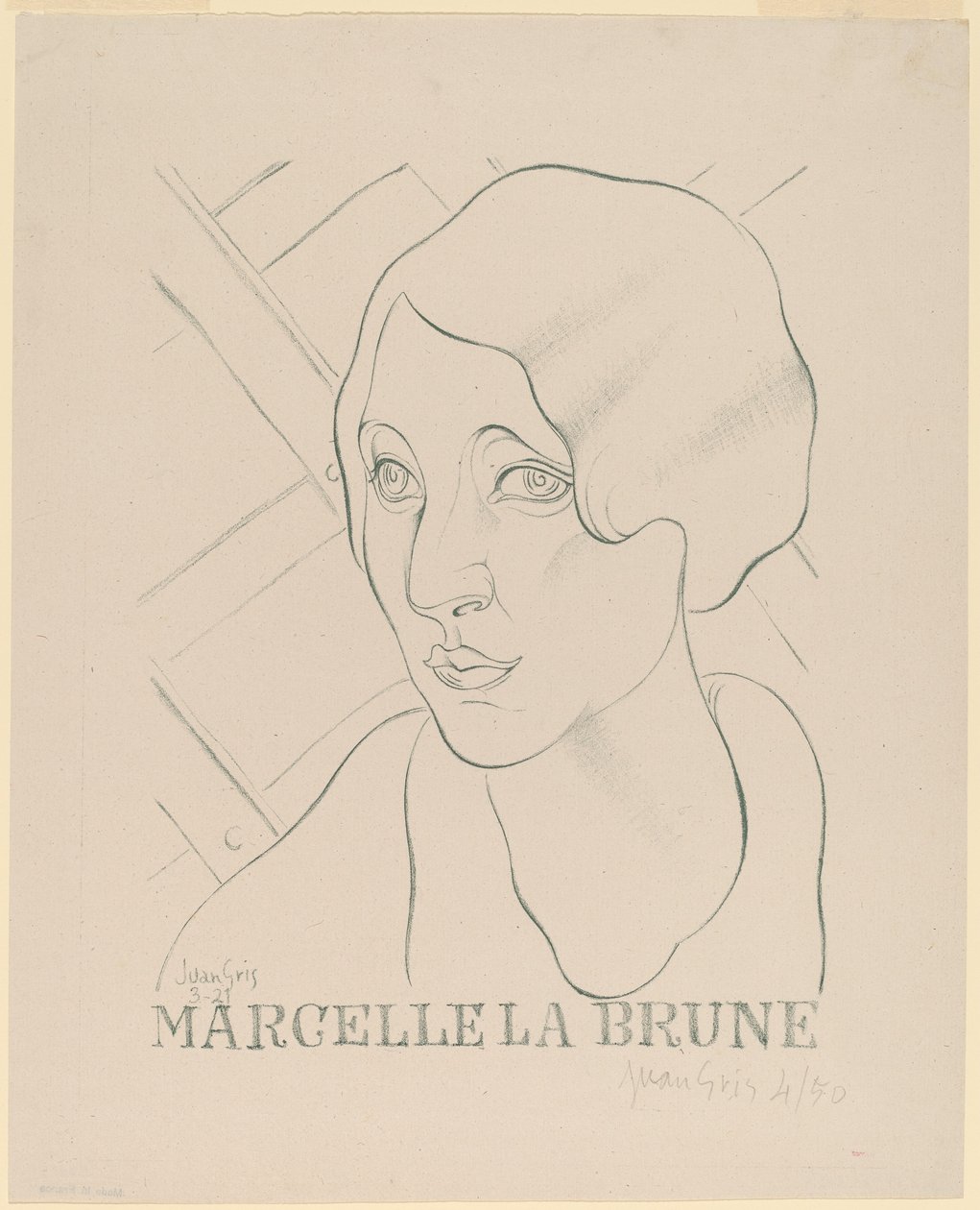 Marcelle la Brune de Juan Gris
