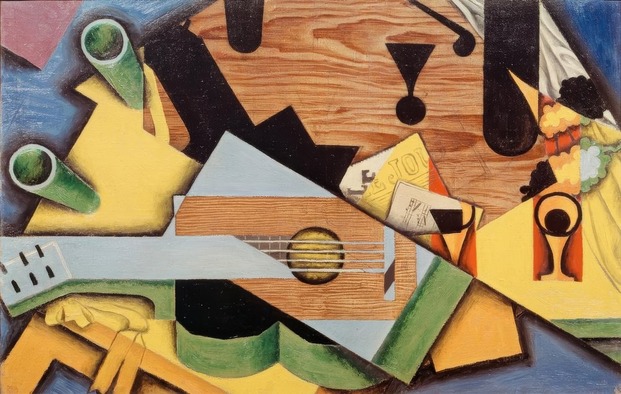 Naturaleza muerta con guitarra de Juan Gris