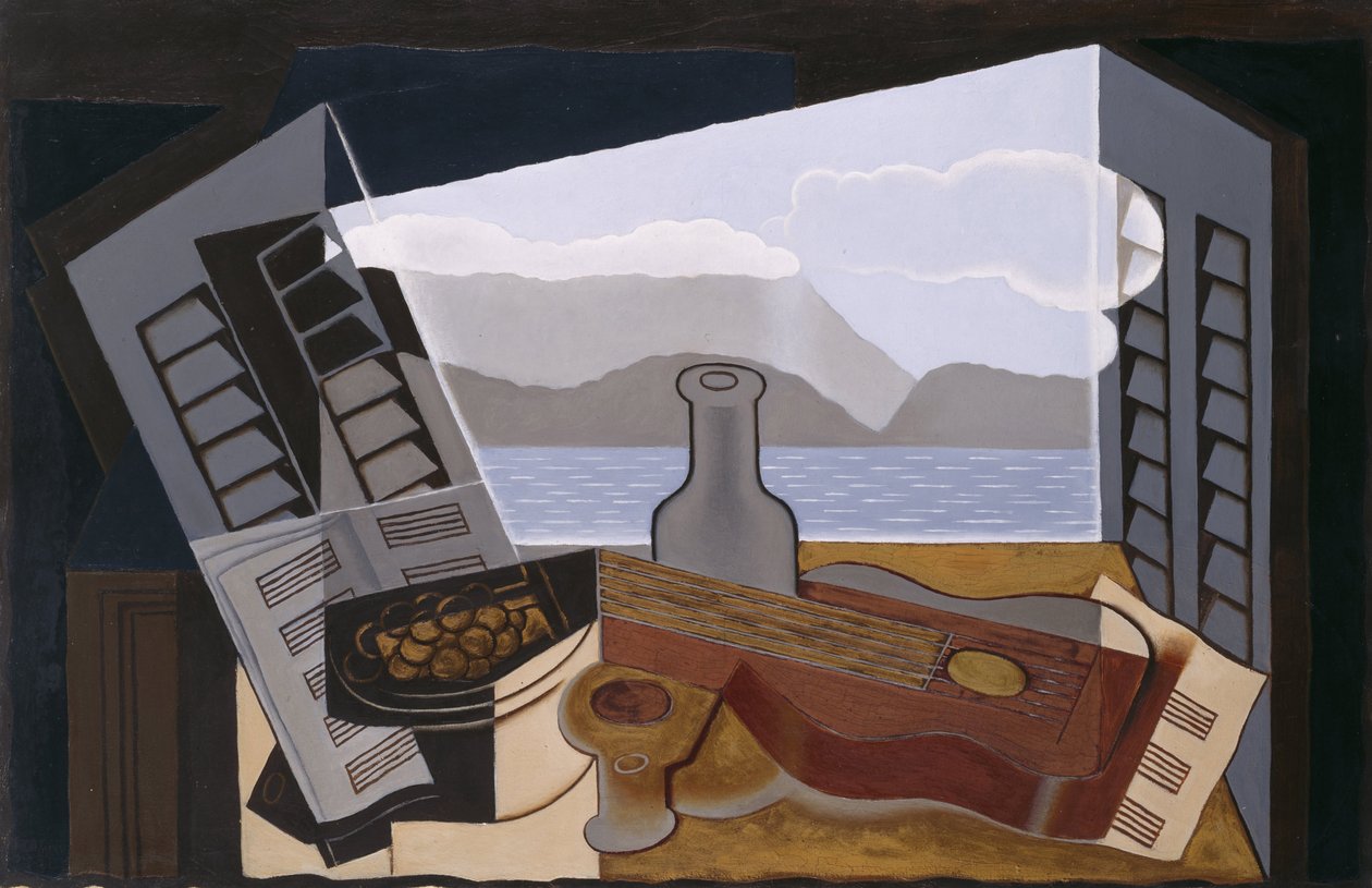 La ventana abierta, 1921 de Juan Gris