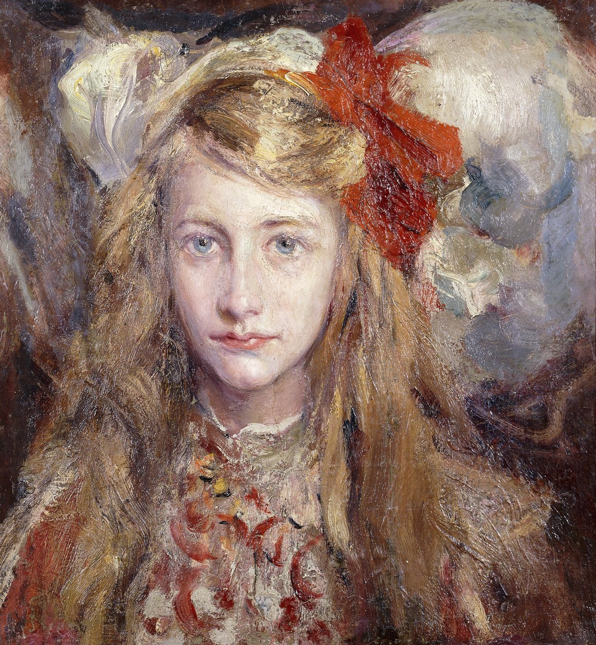 Retrato de la hija del artista Pippi de Juan Pablo Salinas Tervel