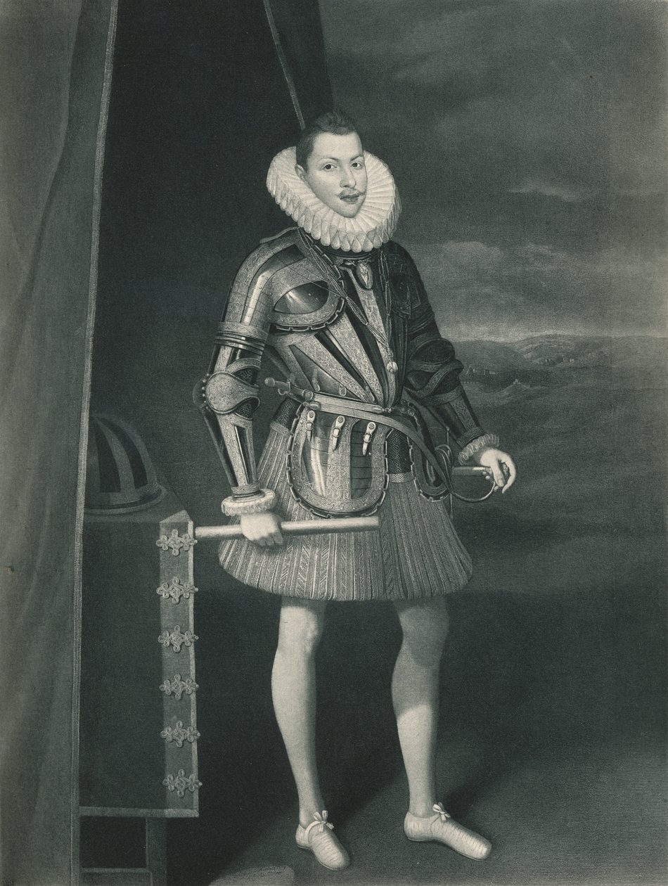 Felipe III en armadura, 1605, 1904 de Juan Pantoja de la Cruz