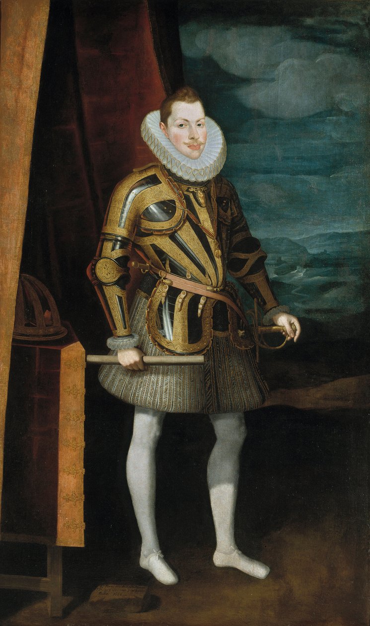 Retrato de Felipe III (1578-1621), Rey de España y Portugal de Juan Pantoja de la Cruz