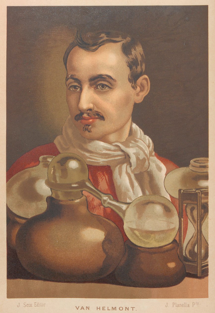 Retrato de Johan Baptista van Helmont 1580-1644, 1879 de Juan Planella y Rodríguez
