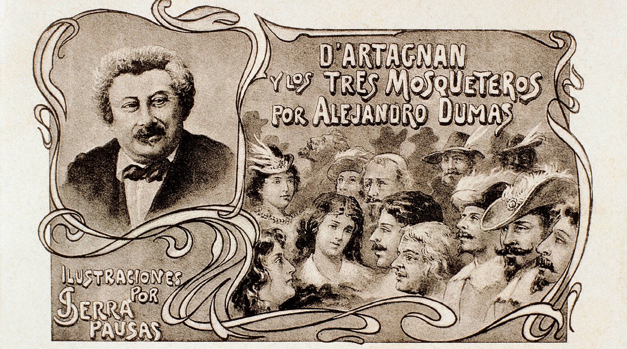 Portada de la novela de Alexandre Dumas "D