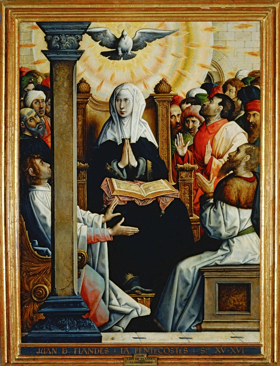 Pentecostés ... de Juan de (attr. to) Flandes