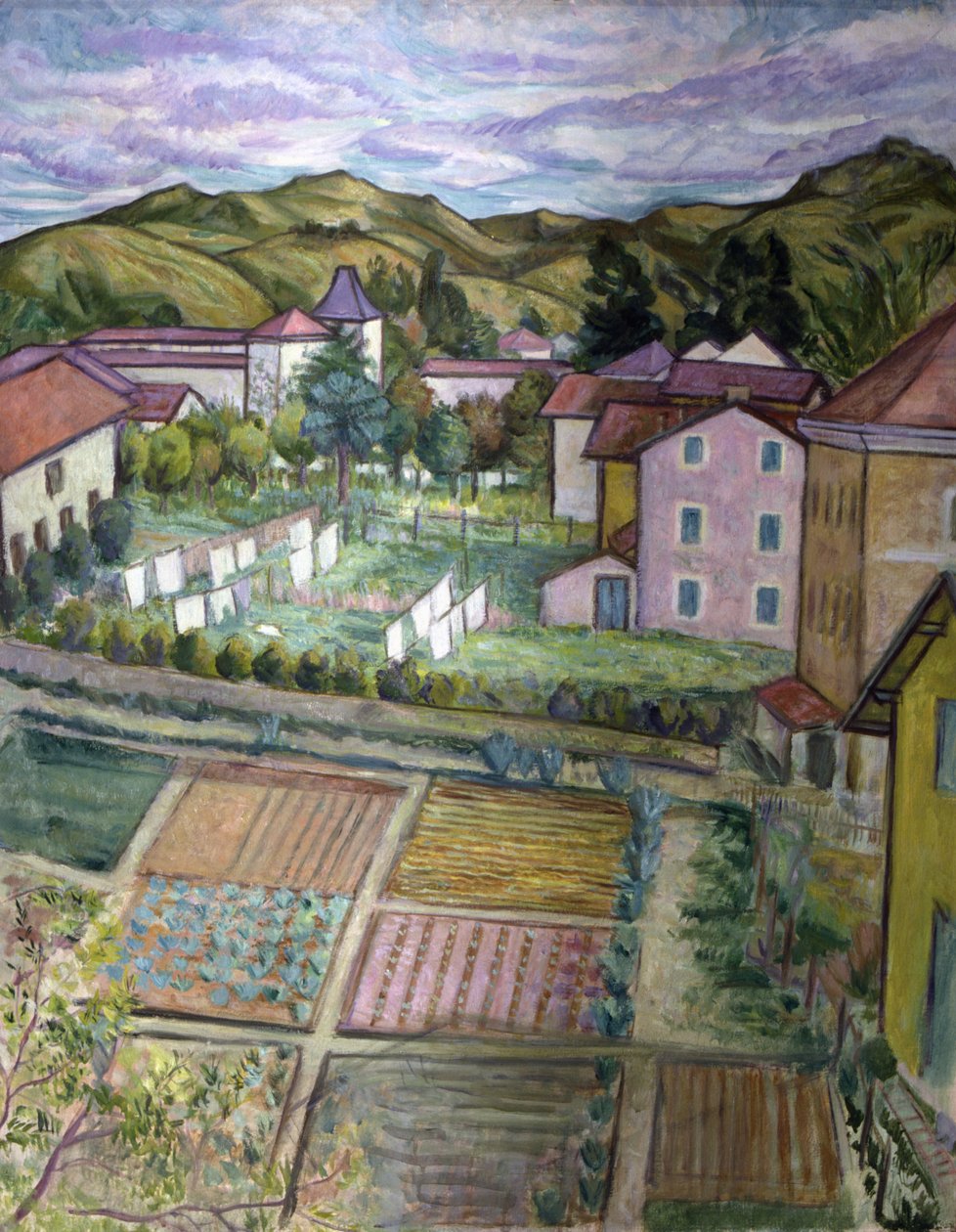 Paisaje de Hendaya, siglo XX (óleo) de Juan de Echevarria y Zuricaldav
