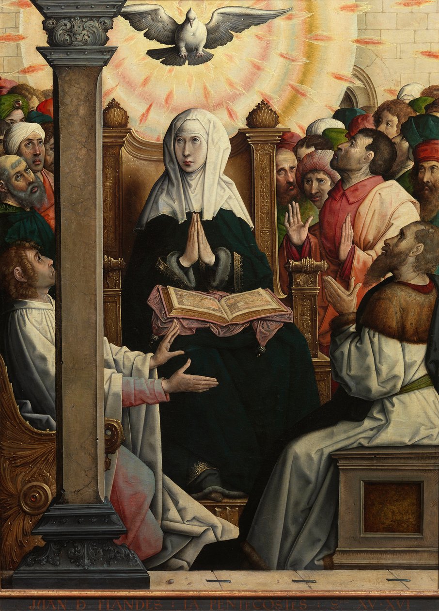 Pentecostés de Juan de Flandes