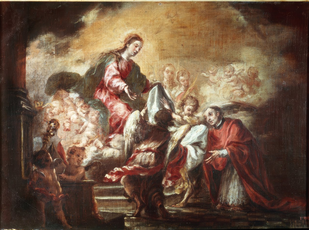 La entrega de la casulla a San Ildefons de Juan de Valdes Leal