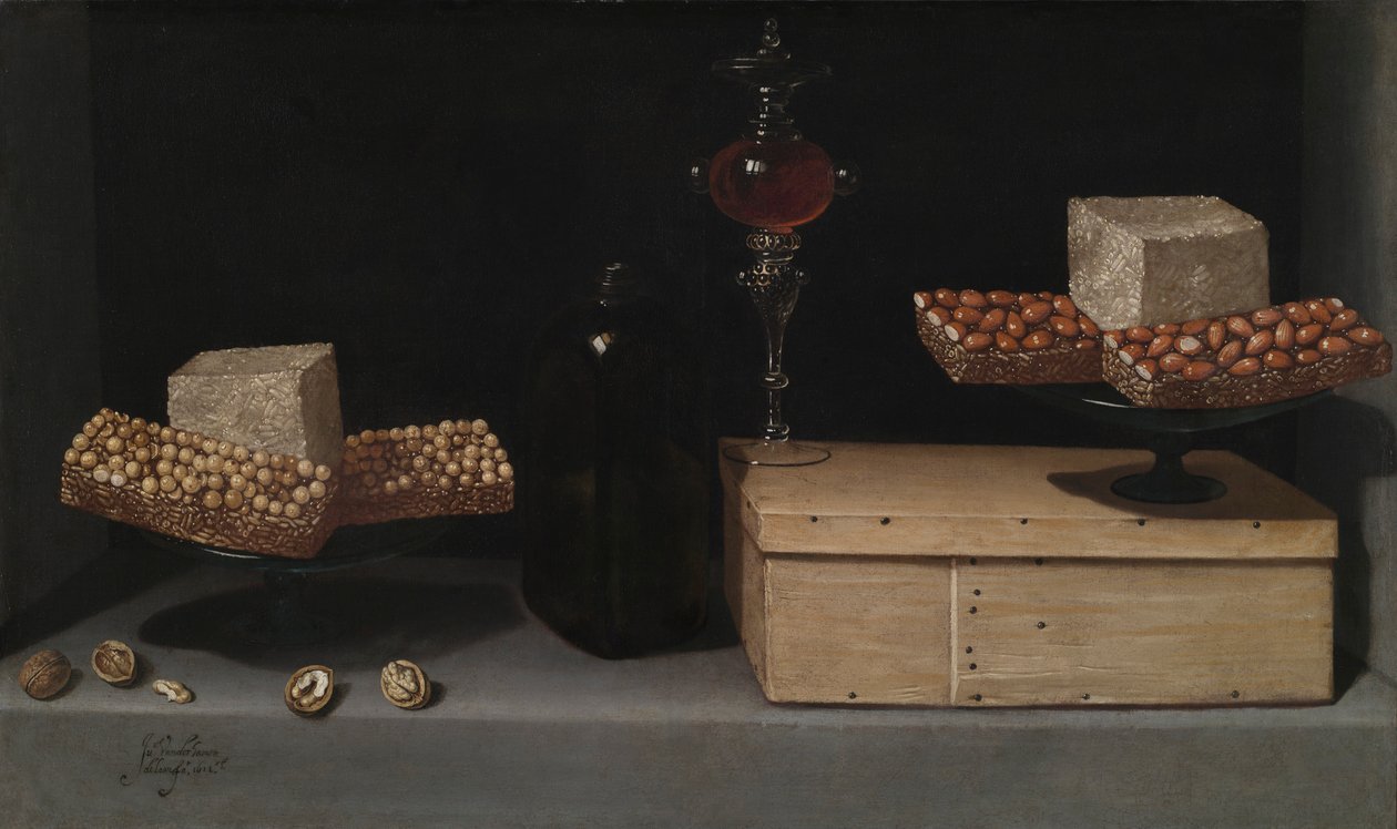 Naturaleza muerta con dulces, 1622 de Juan van der Hamen y Leon