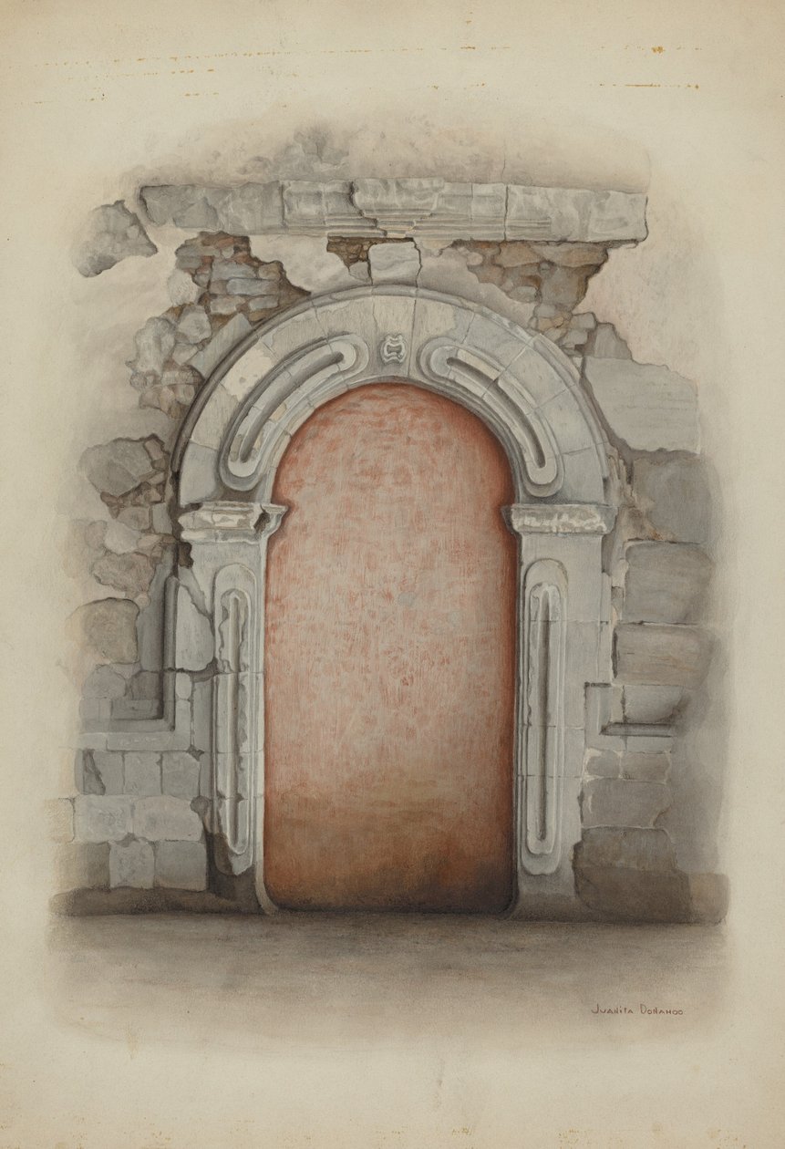 Puerta, piedra, 1939 de Juanita Donahoo