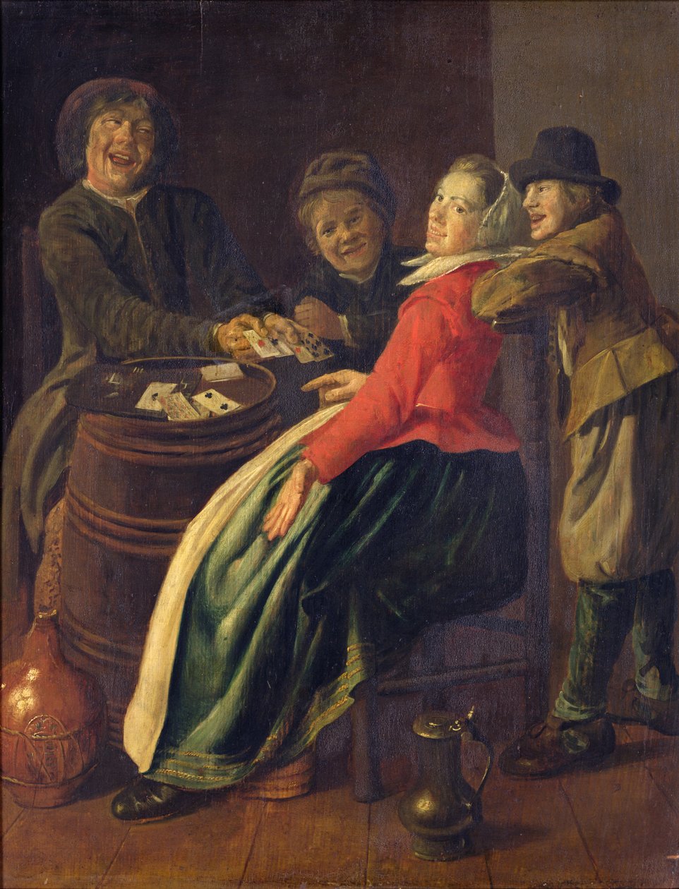 Una partida de cartas de Judith Leyster