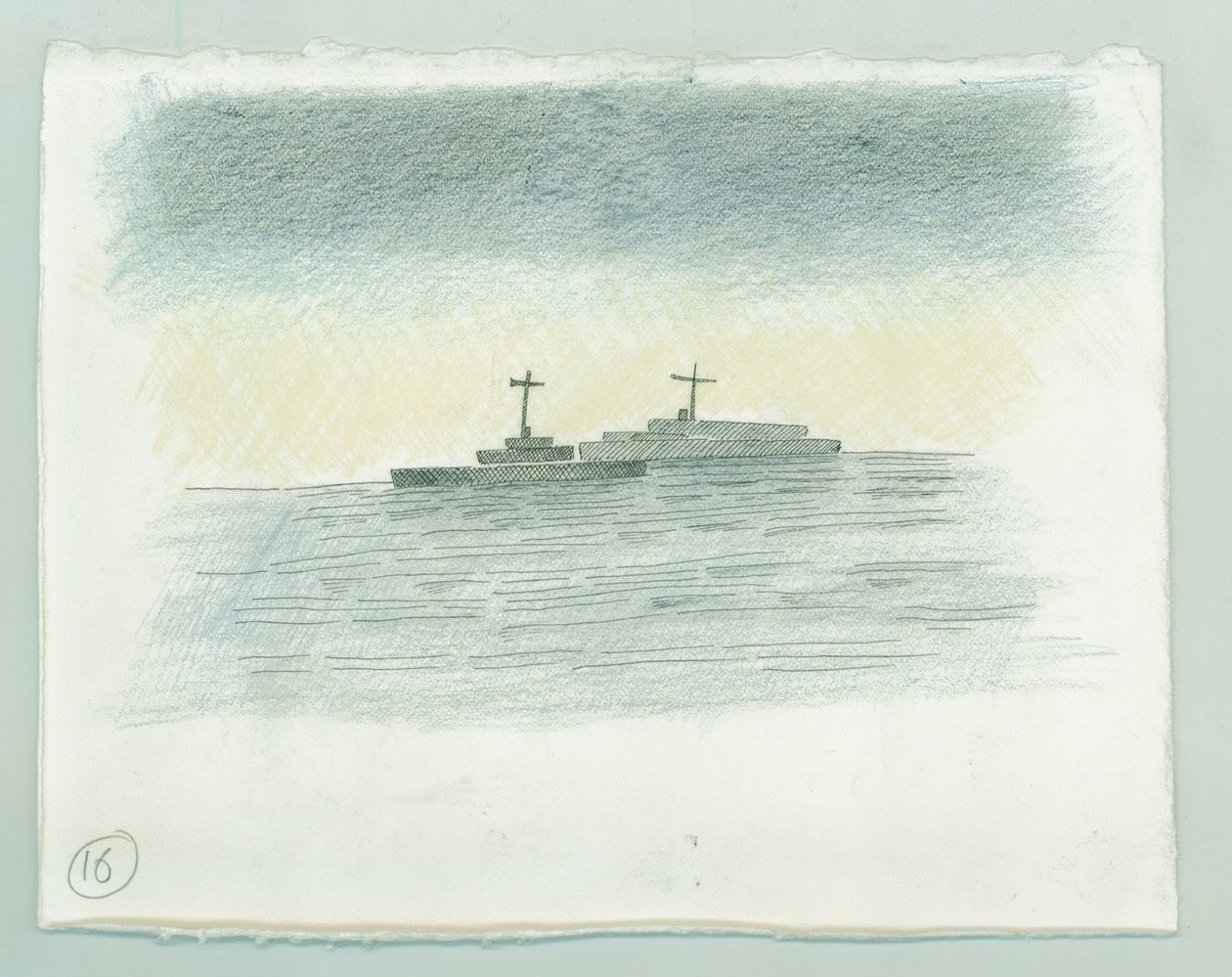 Bombardeo naval alemán de Scarborough, North Yorkshire, 1914 de Judith Dobie