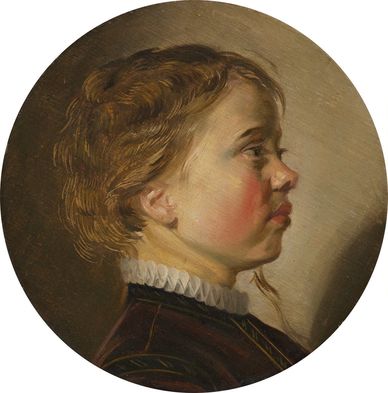 Joven niño de perfil, c. 1630 de Judith Leyster