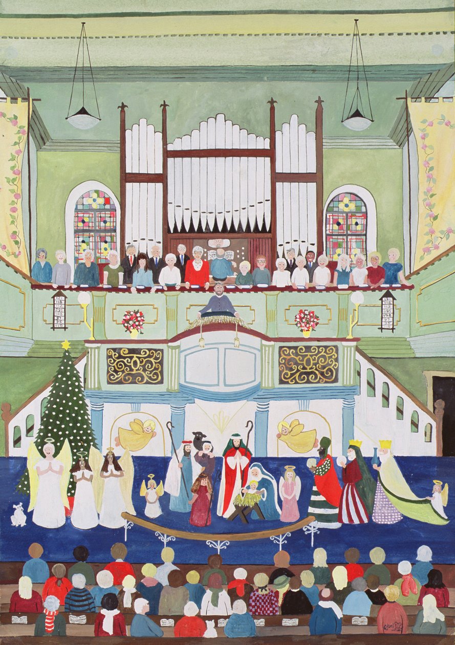 Capilla Metodista de Mousehole, Cornualles de Judy Joel