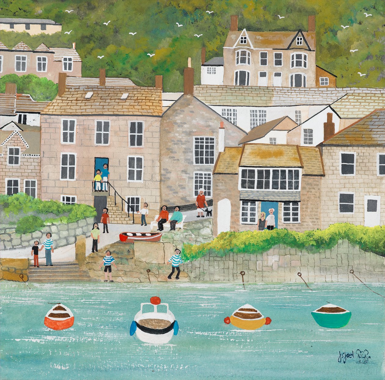 El Muelle en Mousehole de Judy Joel