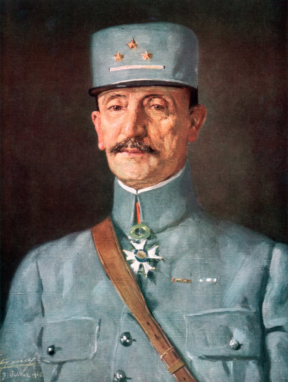 General Mazel, oficial del ejército francés durante la Primera Guerra Mundial de Juilliet