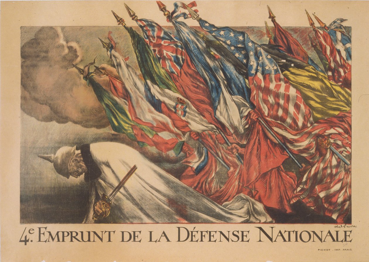 4º préstamo para la defensa nacional, 1918 de Jules Abel Faivre