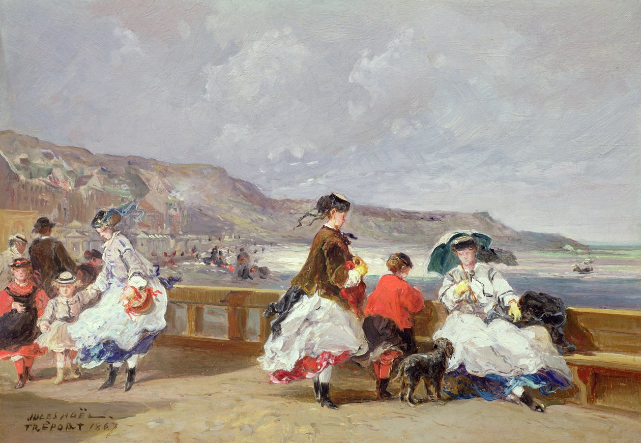 Le Treport, 1867 de Jules Achille Noel