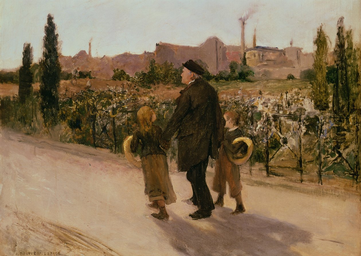 Día de los Difuntos, c.1882 de Jules Bastien Lepage