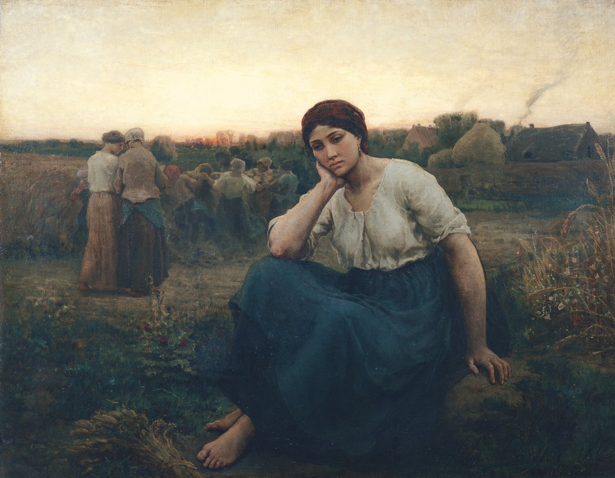 Tarde, 1860 de Jules Breton