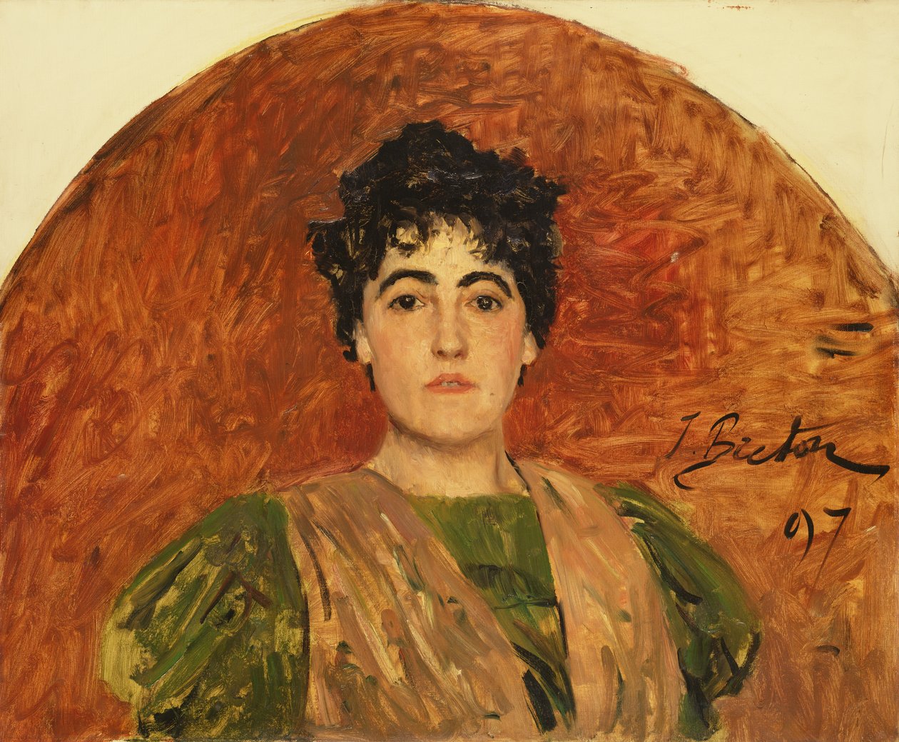 Retrato de Madame Dorchain, 1897 de Jules Breton