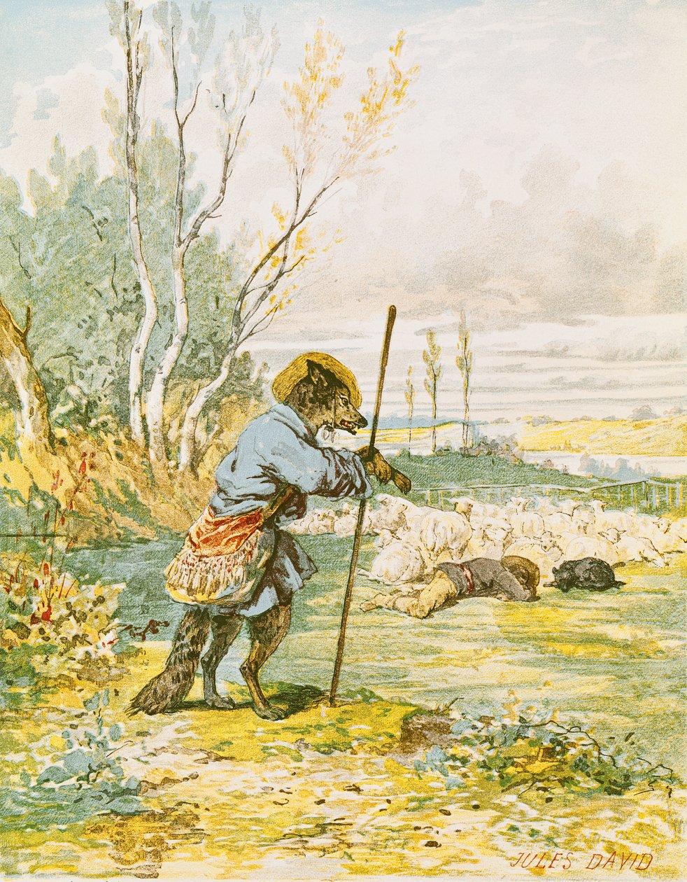 El lobo como pastor, de las 