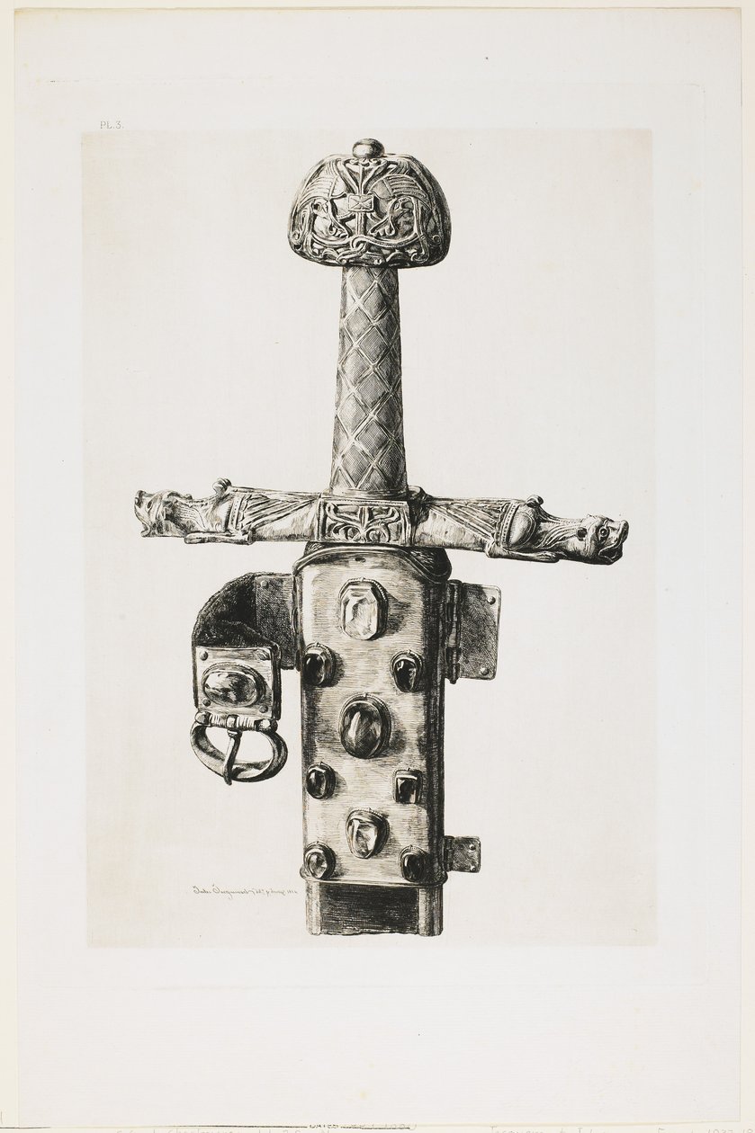 Espada de Carlomagno, 1864 de Jules Ferdinand Jacquemart