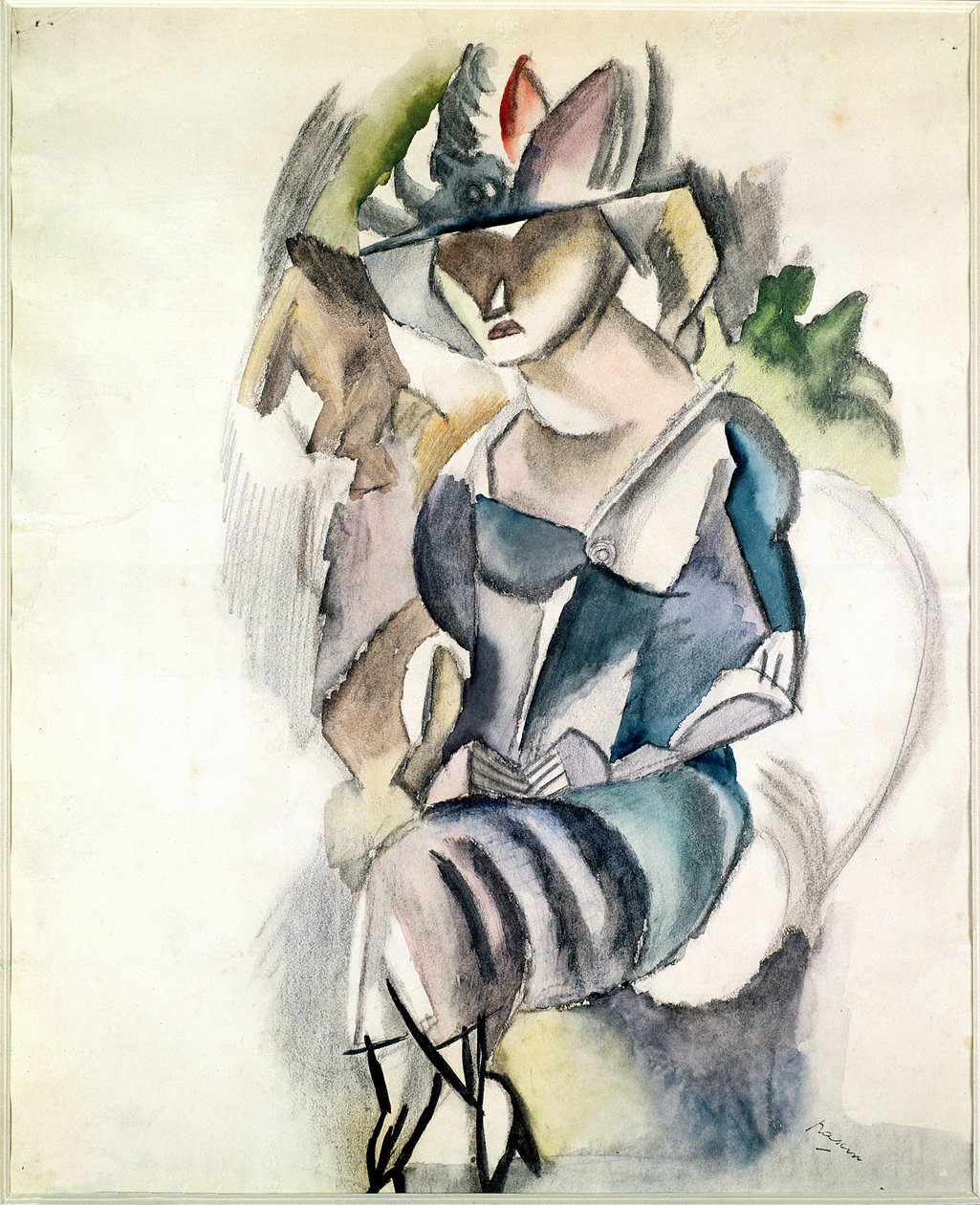 Mujer sentada, 1917 de Jules Pascin