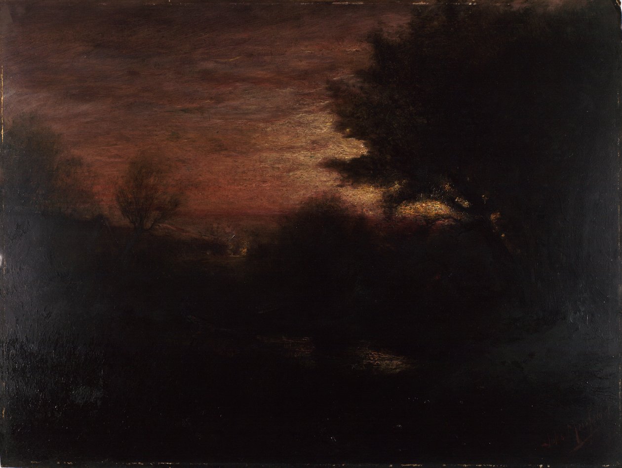 Paisaje vespertino de Jules R. Mersfelder
