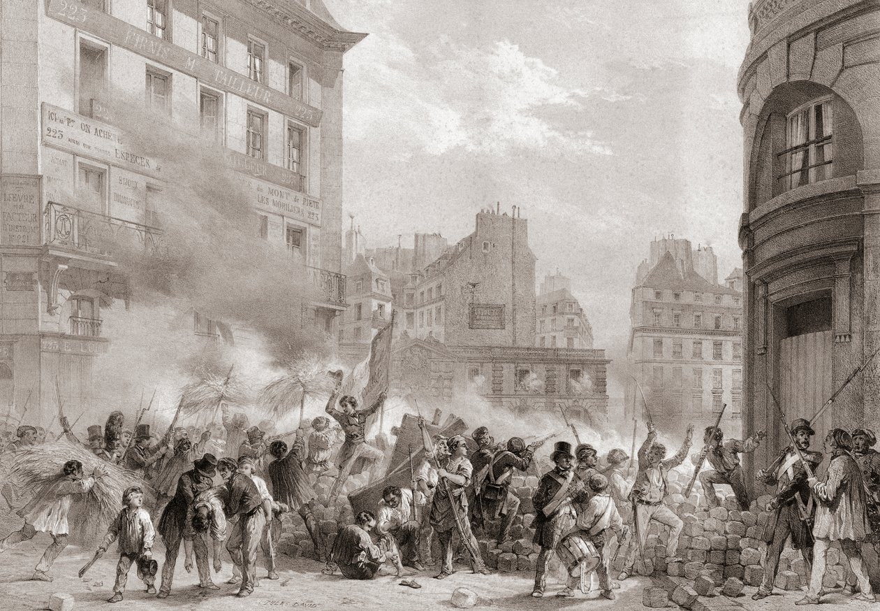 Revolución de 1848, Francia de Jules (after) David