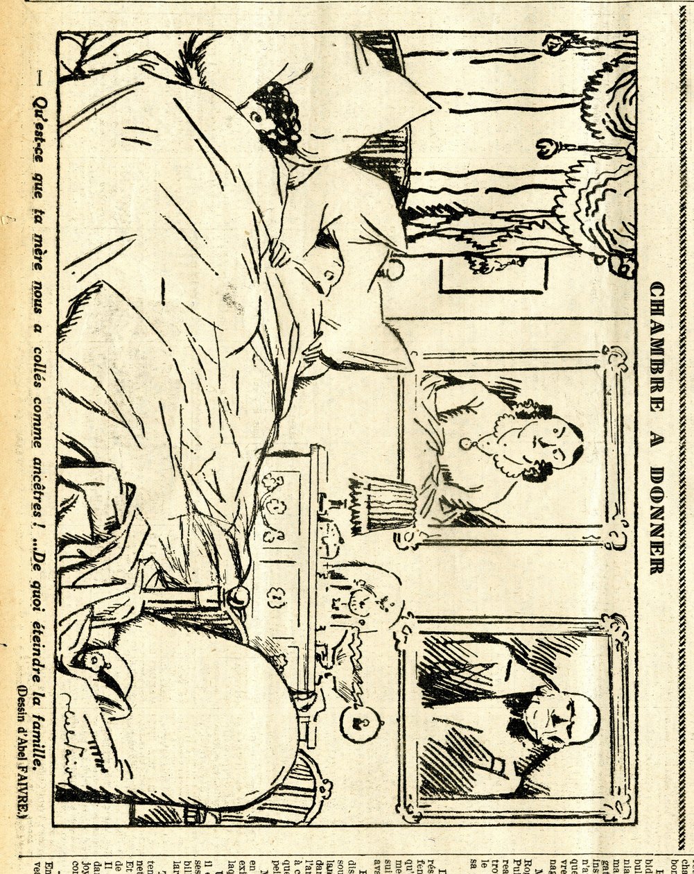 Cándido, Satírico en N & B de Jules Abel Faivre