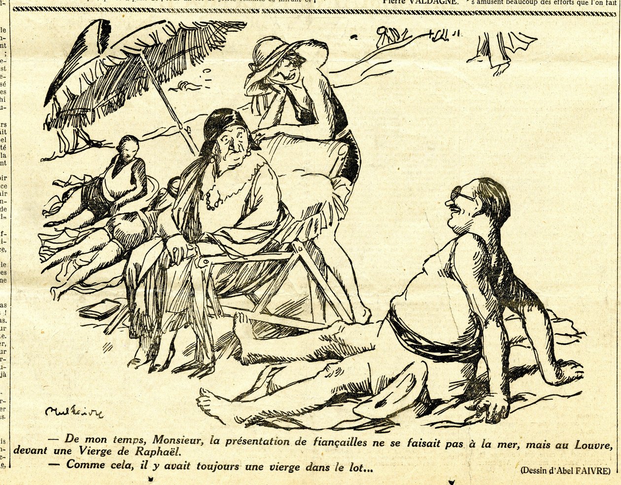 Candide, Satírico en N & B de Jules Abel Faivre