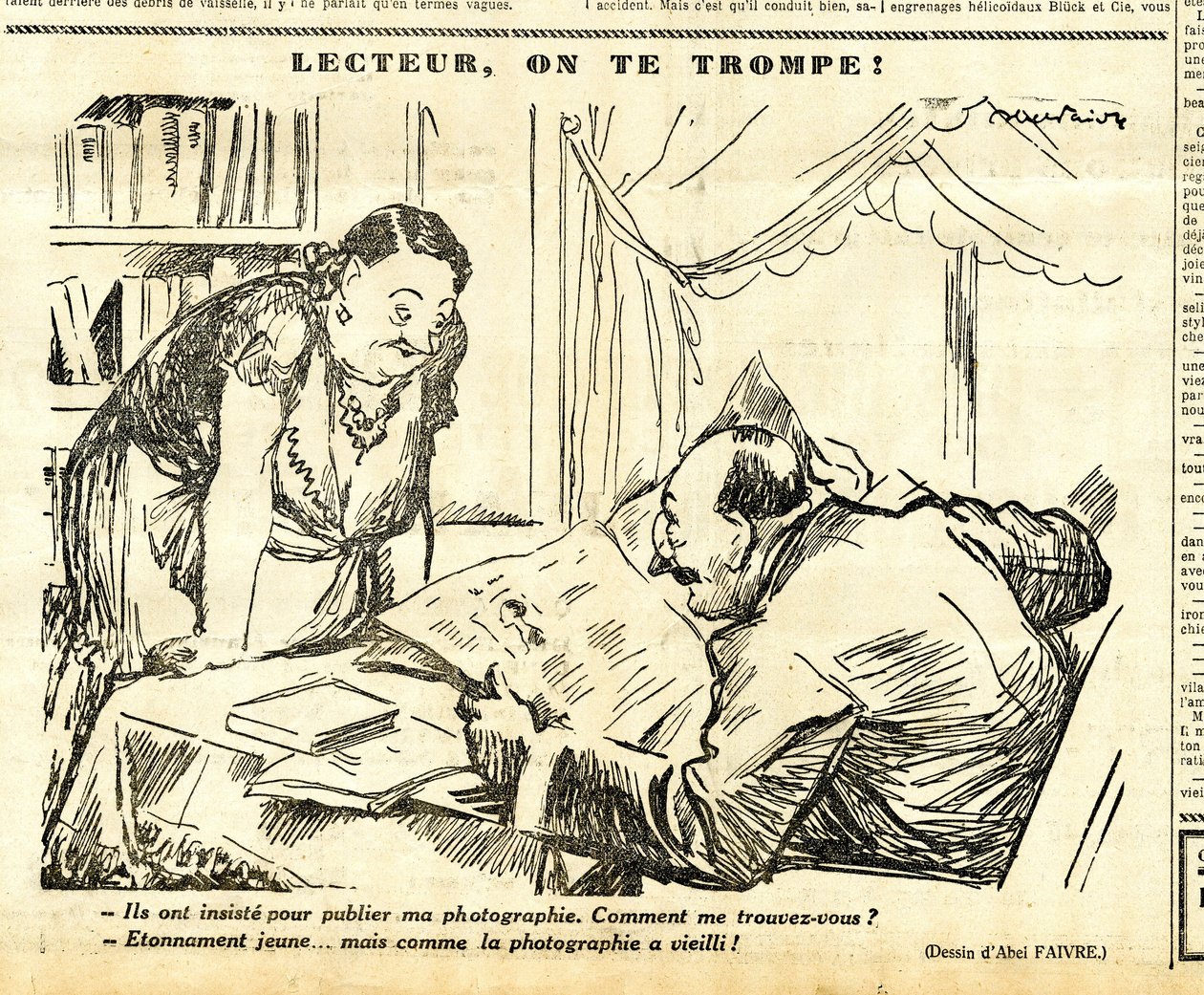 Cándido, Satírico en N & B de Jules Abel Faivre