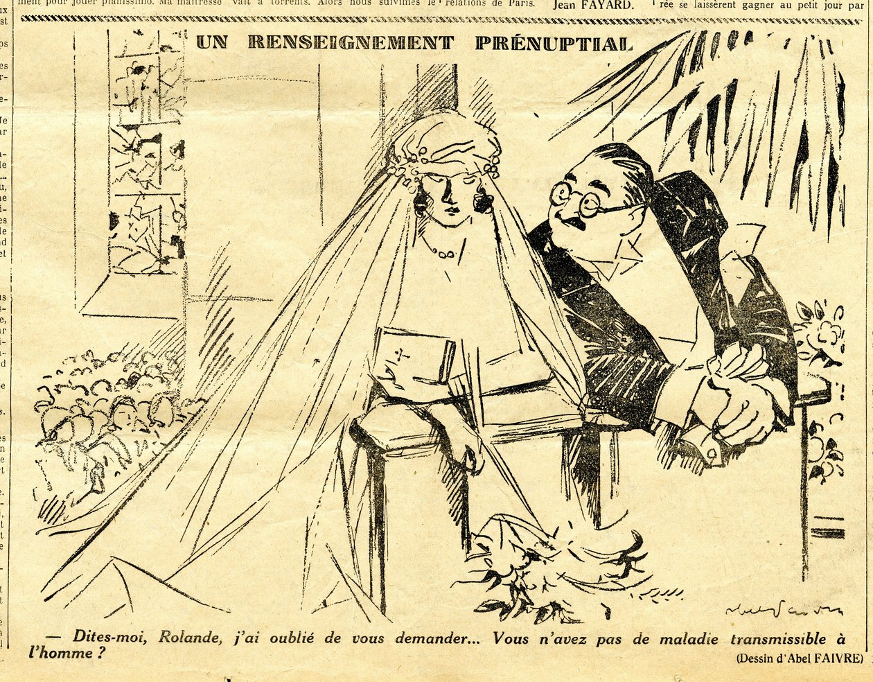 Candide, Satírico en N & B de Jules Abel Faivre